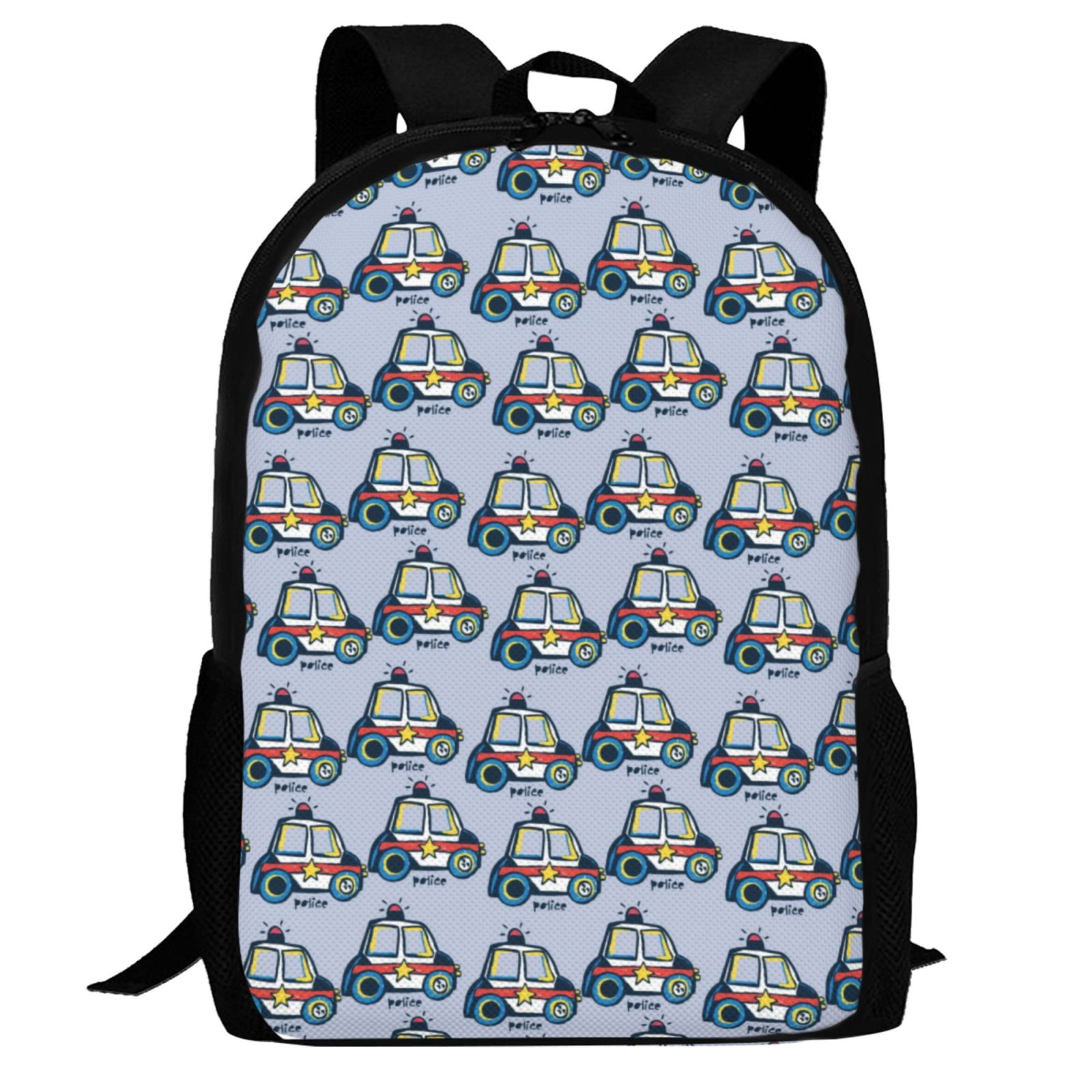 Police Car Pattern Print Backpack