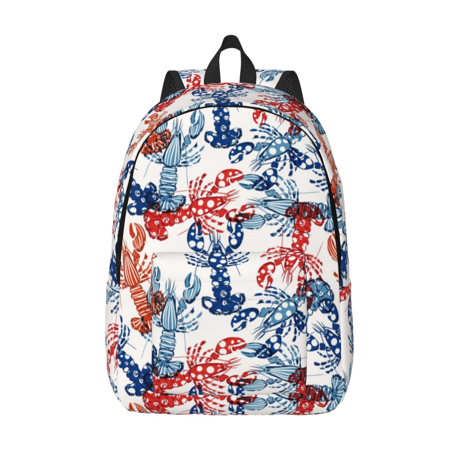 Defioc Red Lobster for Canvas Backpack,Travel Rucksack Unisex Knapsack ...