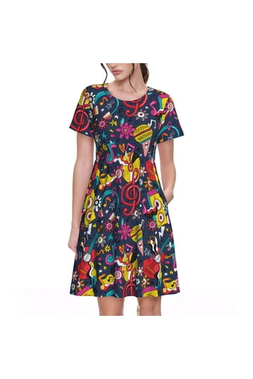 chinese dress ladies Women's Flouncy Gathered Dress main image 1