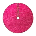 thumbnail image 1 of Defioc Rose Red Glitter for Christmas Tree Skirt Snowman Xmas Tree Skirt Farmhouse Christmas Decorations Tree Mat for Holiday Party Decor-36", 1 of 6