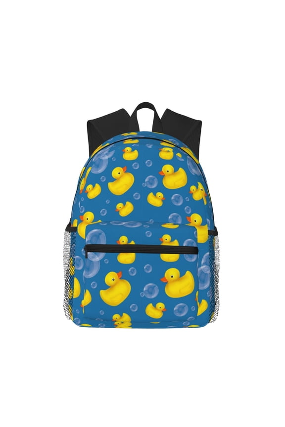 Rubber Duck Pattern Laptop Backpack for Men and Women,Casual Backpack Dayback Sports Bookbag for Travel Running Hiking