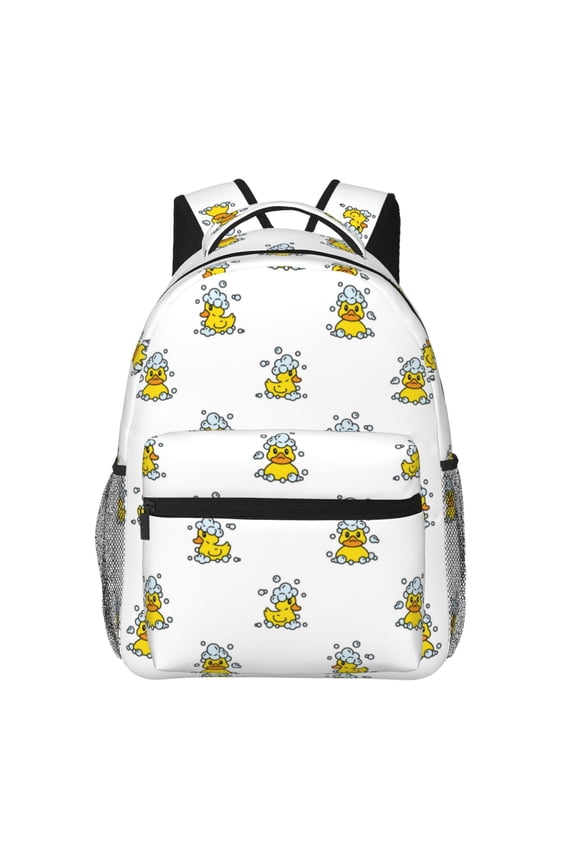 Rubber Duck Showe Pattern Laptop Backpack,Travel Backpack Outdoor Activities Bag Daypack for Travel Hiking Shopping Daily