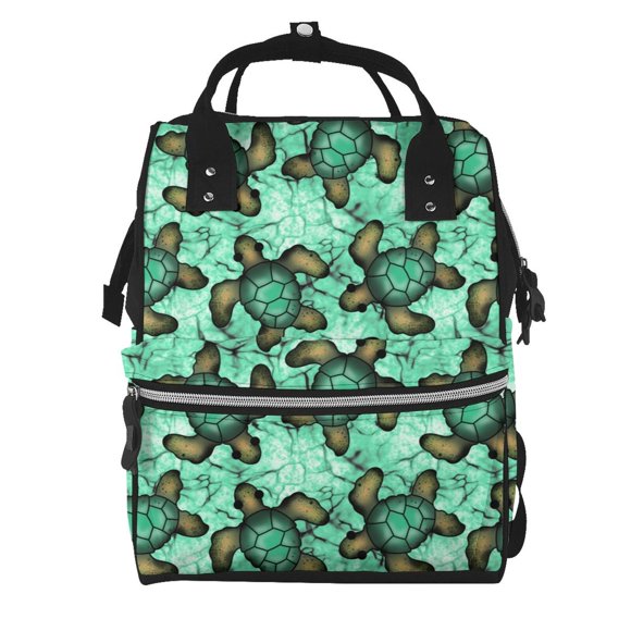 Sea Turtle for Baby Diaper Bag Backpack - Baby Bag for Boys & Girls - Diaper Backpack - Large Travel Diaper Bags- Baby Registry Search & Shower Gifts