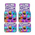 Defioc Smiling Critters for Car Carpet Mats,Car Floor Mat Set of 4 Car ...