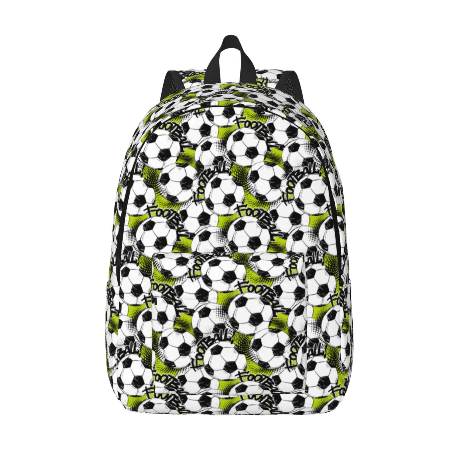 Defioc Soccer and Football for Canvas Backpack,Travel Rucksack Unisex ...