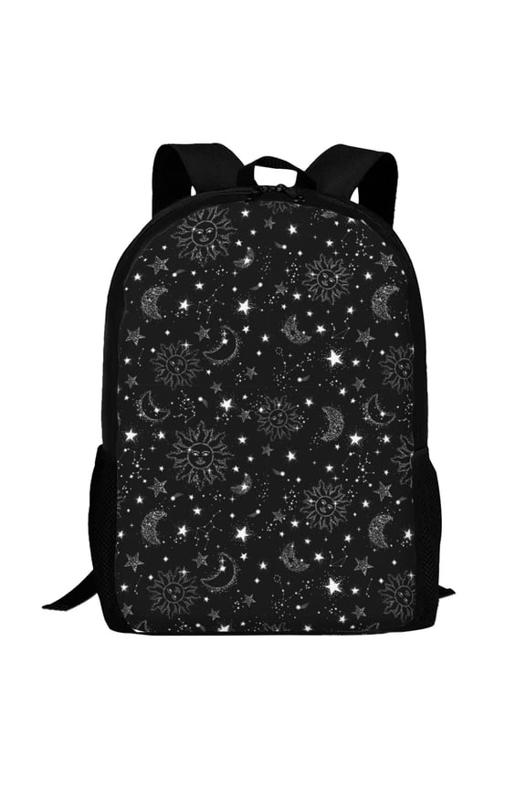 Space Galaxy Pattern Carry on Backpack,16.5x12.5x5.5 Personal Item Bag Carry On Backpack Water Resistant Lightweight Daypack