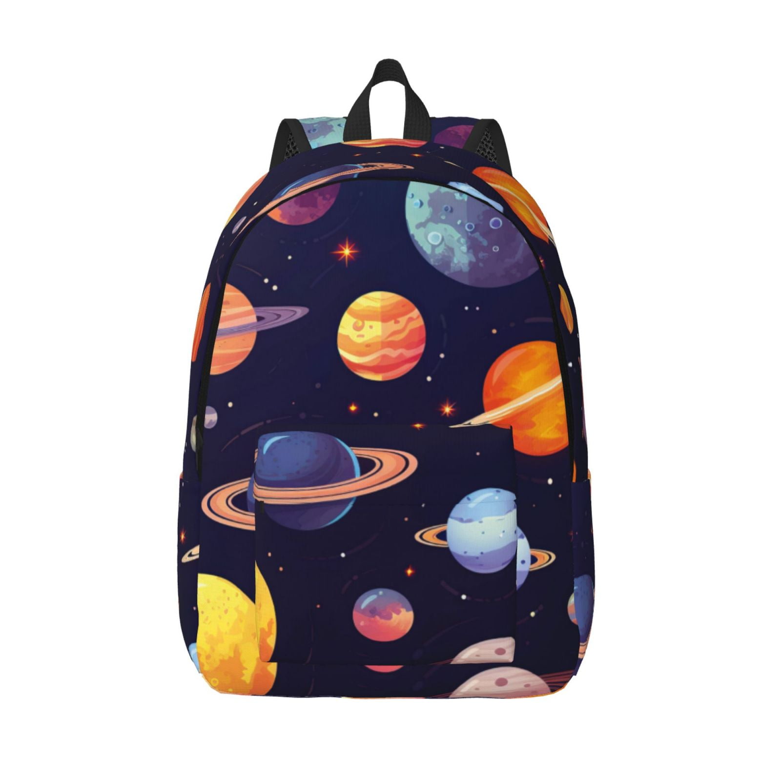 Defioc Space Planet for Canvas Backpack,Travel Rucksack Unisex Knapsack ...