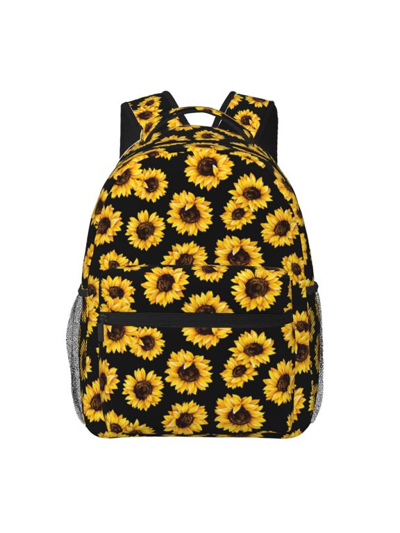 Sunflower 6 Pattern Laptop Backpack,Travel Backpack Outdoor Activities Bag Daypack for Travel Hiking Shopping Daily