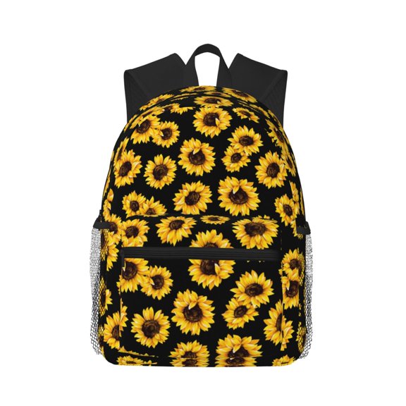 Defioc Sunflower 6 Pattern Laptop Backpack for Men and Women,Casual Backpack Dayback Sports Bookbag for Travel Running Hiking