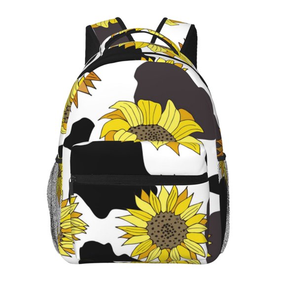 Defioc Sunflowers Country Pattern Laptop Backpack,Travel Backpack Outdoor Activities Bag Daypack for Travel Hiking Shopping Daily