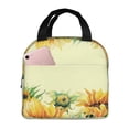 thumbnail image 1 of Defioc Sunflowers On A Yellow Background Print Lunch Box,Lunch Bag for Women Men Reusable Insulated Lunch Tote for Work/Office/Picnic/Travel, 1 of 6