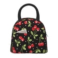 thumbnail image 1 of Defioc Sweet Red Cherry Print LunchBag for Women and Men - Leakproof Cooler Tote Bag Organizer - Reusable Lunch Box for Office/Picnic/Hiking/Beach, 1 of 6