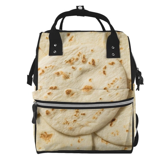 Defioc Taco Tortillas for Baby Diaper Bag Backpack - Baby Bag for Boys & Girls - Diaper Backpack - Large Travel Diaper Bags- Baby Registry Search & Shower Gifts