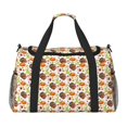 thumbnail image 1 of Defioc Thanksgiving Turkey Print Hand Travel Bag - Foldable Travel Duffel Bags for Men Women -Sport Gym Bag - Overnight Travel Duffel Bag - Adjustable Shoulder Strap, 1 of 6