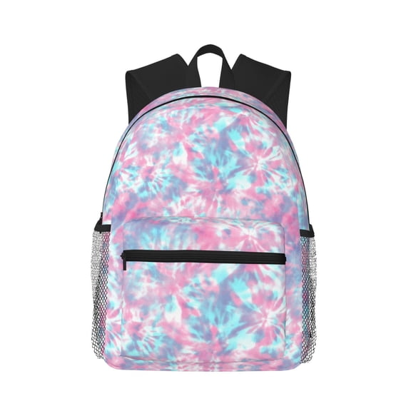 Defioc Tie Dye Pattern Laptop Backpack for Men and Women,Casual Backpack Dayback Sports Bookbag for Travel Running Hiking