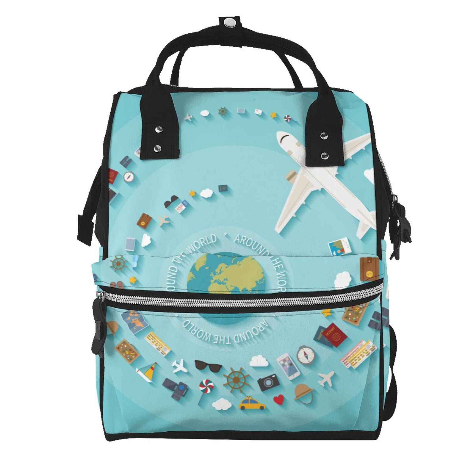 Defioc Travelling on Airplane for Baby Diaper Bag Backpack - Baby Bag for Boys & Girls - Diaper Backpack - Large Travel Diaper Bags- Baby Registry Search & Shower Gifts