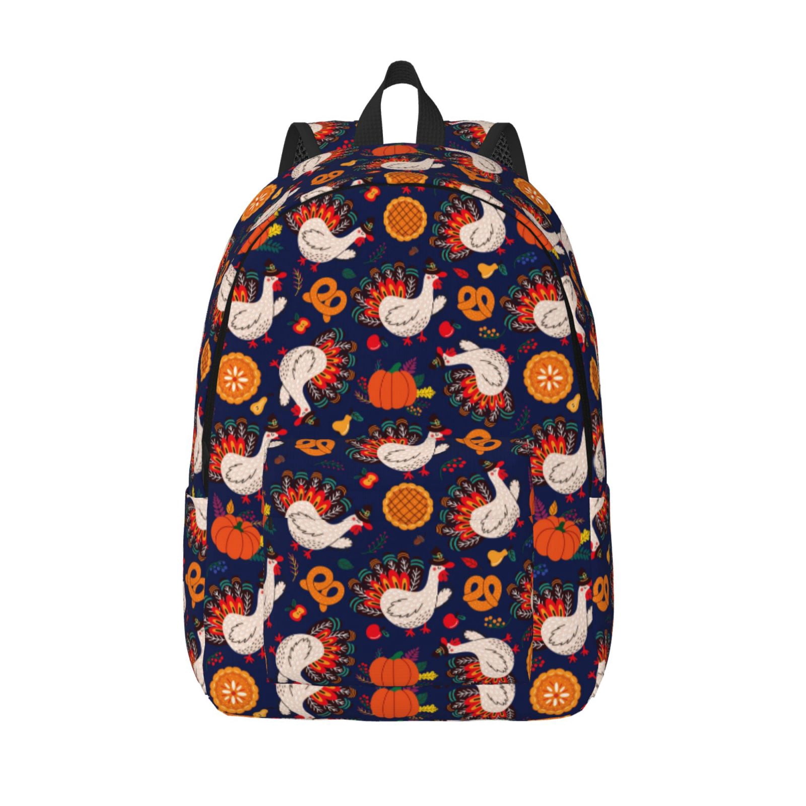 Defioc Turkey And Thanksgiving for Canvas Backpack,Travel Rucksack ...