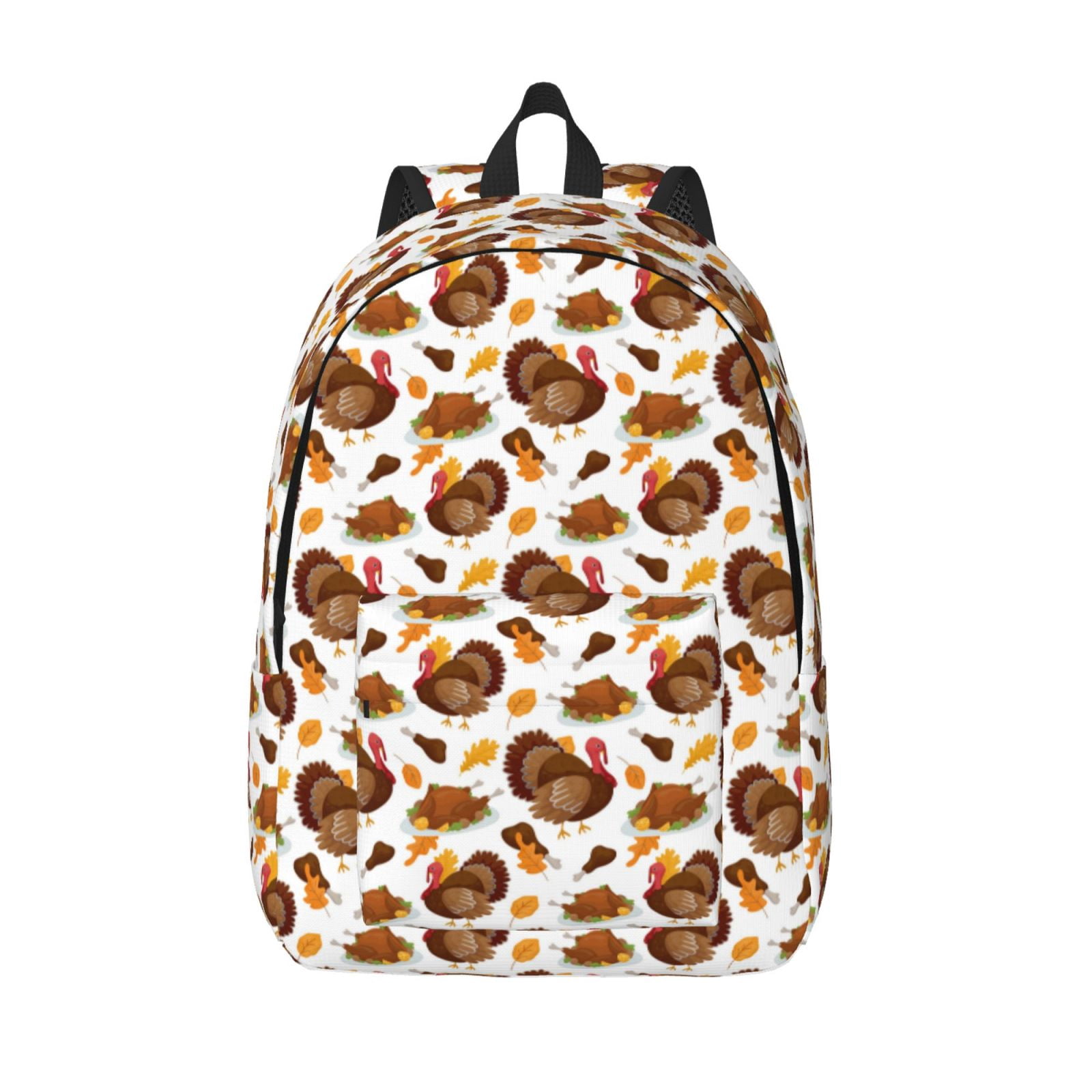 Defioc Turkey And Thanksgiving3 for Canvas Backpack,Travel Rucksack ...