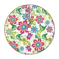 thumbnail image 1 of Defioc Vector Mexican Otomi Style Bright for Christmas Tree Skirt Snowman Xmas Tree Skirt Farmhouse Christmas Decorations Tree Mat for Holiday Party Decor-36", 1 of 6
