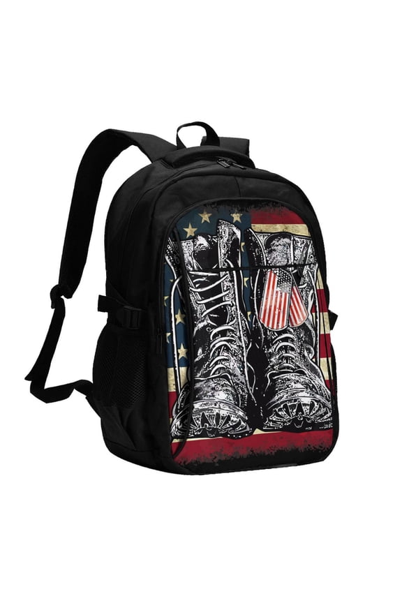 Veterans Day1 for Travel Backpack for Women,15.6 inch Laptop Backpack Carry On Backpack Personal Item Travel Bag Daypack for School Weekender Business Trip