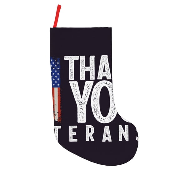 Defioc Veterans Day2 for Christmas Stockings 18" Personalized Holiday Stocking for Family, Farmhouse Decor, Xmas Tree Decoration, 1 Pack