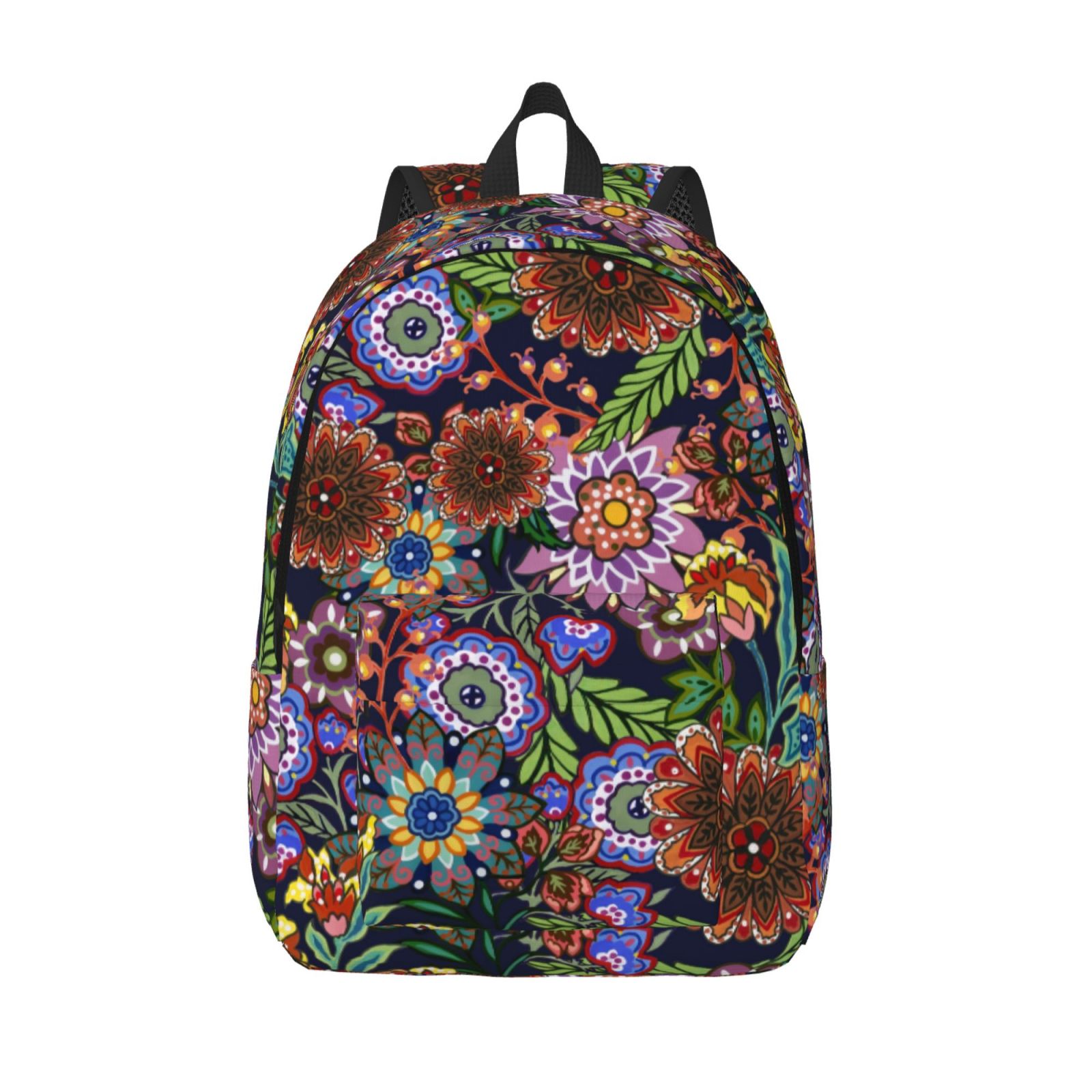 Defioc Vintage Floral for Canvas Backpack,Travel Rucksack Unisex ...