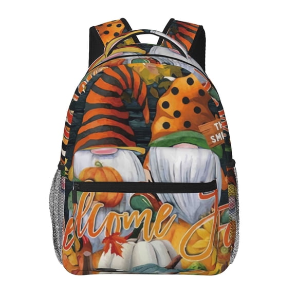 Defioc Welcom Fall Pattern Laptop Backpack,Travel Backpack Outdoor Activities Bag Daypack for Travel Hiking Shopping Daily