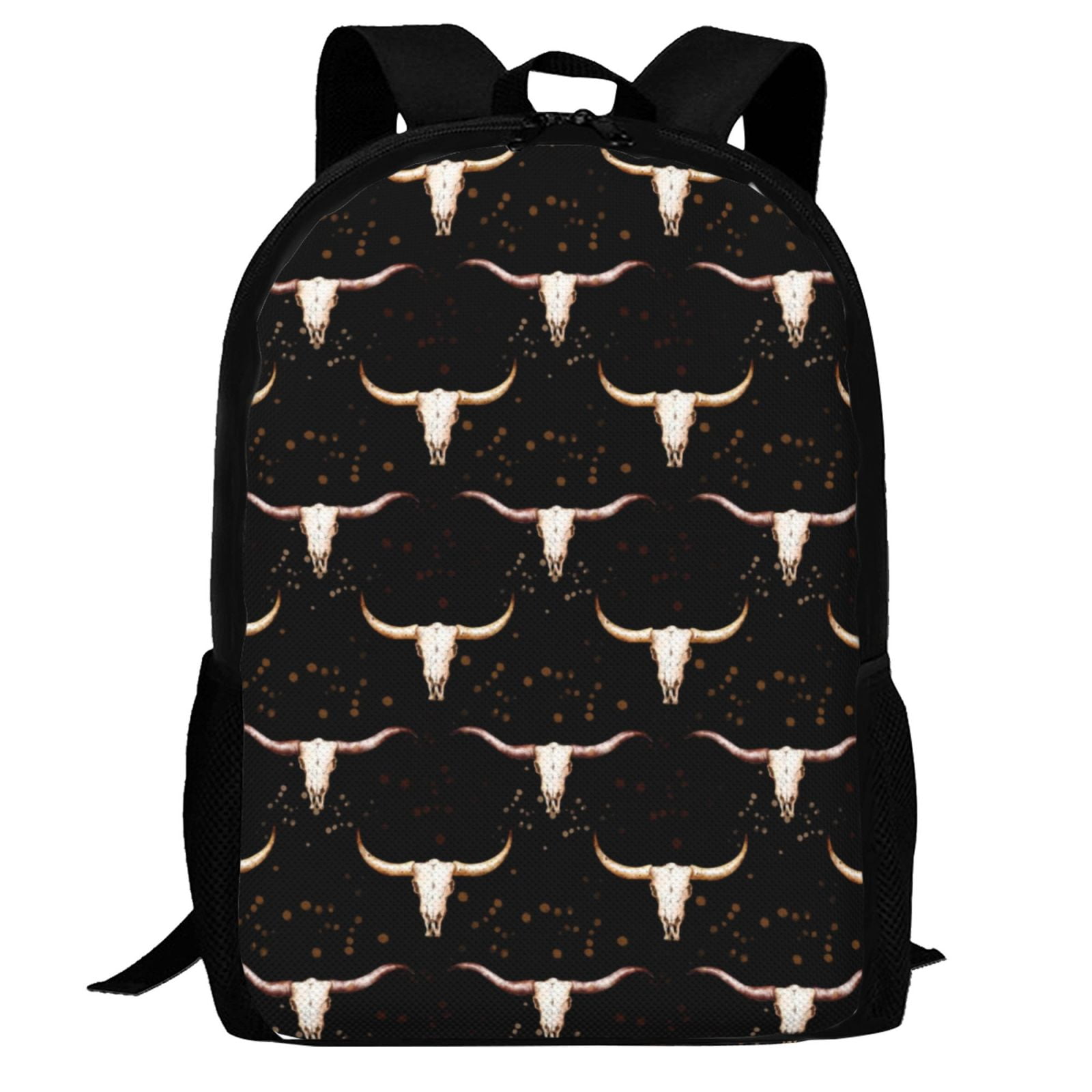Western Rodeo Backpack Defioc Western Cowboy Pattern Carry on Backpack,16.5x12.5x5.5 Personal ...