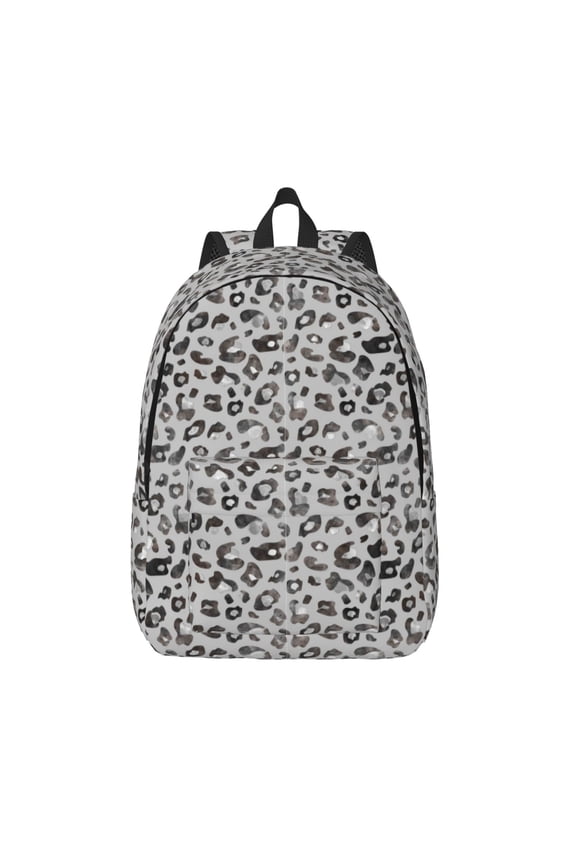 Wild Animal Leopard Print for Canvas Backpack,Travel Rucksack Unisex Knapsack Laptop Backpack for Work & College -Medium