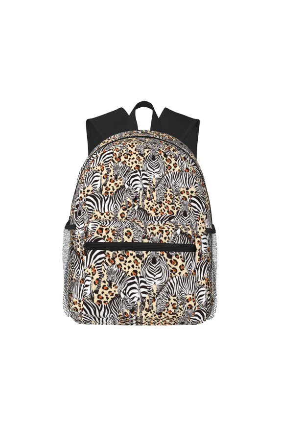 Zebra Pattern Laptop Backpack for Men and Women,Casual Backpack Dayback Sports Bookbag for Travel Running Hiking