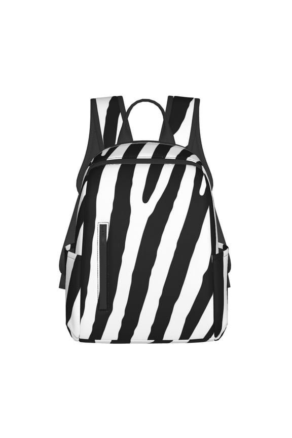 Zebra Pattern Travel Laptop Backpack,Lightweight Backpack Travel Hiking Daypack Backpack Work Bag for Men Women
