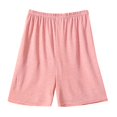 thumbnail image 1 of Defitshape Men's Cotton Pajama Shorts Solid Pj Shorts Summer Lightweight Cool Sleeping Loose Fit Mid Thigh Sleepwear Lounge Walking Shorts Dark Pink Medium, 1 of 1