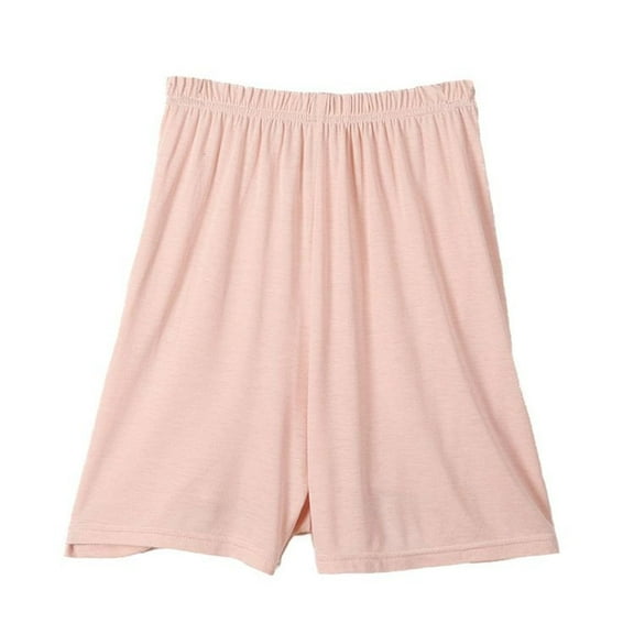 Defitshape Men's Cotton Pajama Shorts Solid Pj Shorts Summer Lightweight Cool Sleeping Loose Fit Mid Thigh Sleepwear Lounge Walking Shorts Nude Small