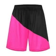 thumbnail image 1 of Defitshape Men's Swim Shorts Swim Trunks Boyleg Classic Beach Pocket Elatic Waist Casual Drawstring Loose Cool Cover Up Black Pink Medium, 1 of 1
