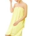 thumbnail image 1 of Defitshape Women's Bathrobe Lightweight Terry Body Shower Wrap Towel Spa Soft Beach Cover Up Yellow One size fits all, 1 of 3