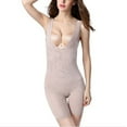 thumbnail image 1 of Defitshape Women's Butt Lifting Shapewear Firm Body Shaper Control Tummy Open Bust Short Mesh Breathable Bodysuit Shapewear Nude X-Large, 1 of 5