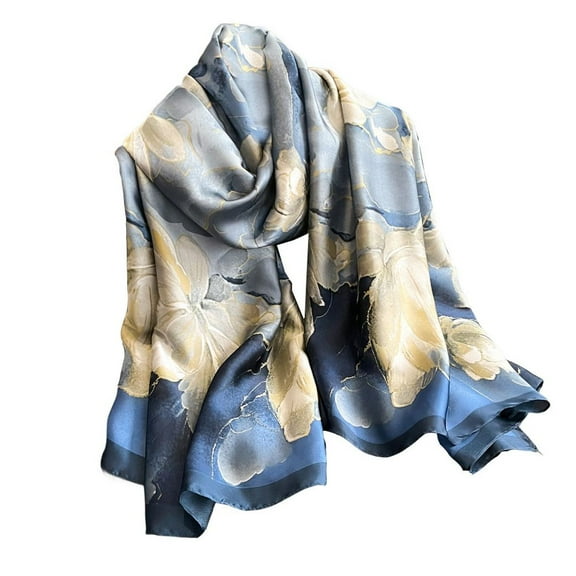 Defitshape Women's Chic Muffler Comfy Pashmina Scarf Elegant All Seasons Fall Soft Light Spring Pashmina Shawl Style1 One Size