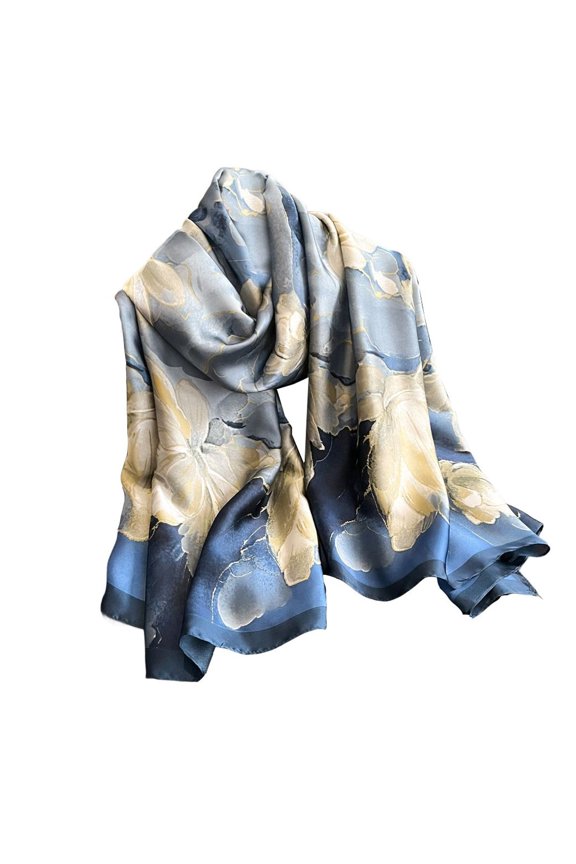 Women's Chic Muffler Comfy Pashmina Scarf Elegant All Seasons Fall Soft Light Spring Pashmina Shawl Style1 One Size