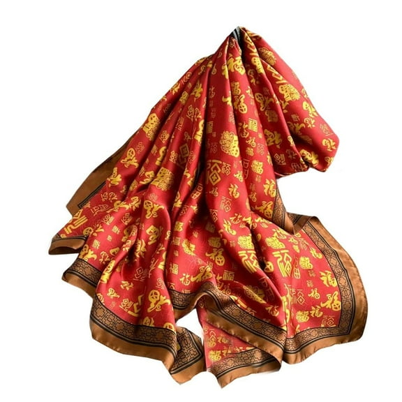 Defitshape Women's Chic Muffler Comfy Pashmina Scarf Elegant All Seasons Fall Soft Light Spring Pashmina Shawl Style48 One Size