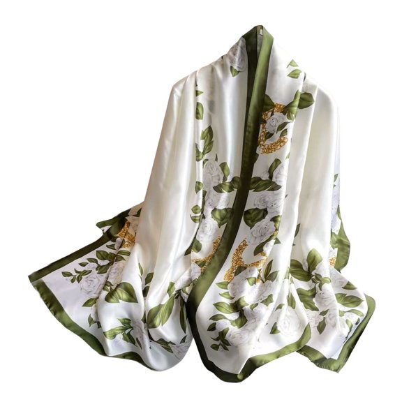 Defitshape Women's Chic Muffler Comfy Pashmina Scarf Elegant All Seasons Fall Soft Light Spring Pashmina Shawl Style7 One Size