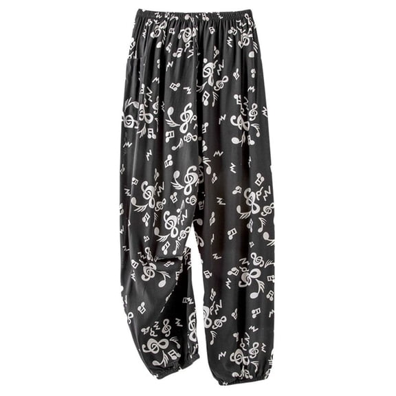 Defitshape Women's Comfy Lounge Pants Closed Pajama Bottoms Loungewear Elastic Band Pj Sleep Longline Elastic Patch Pocket Nightwear Dark Black Small-Large