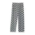 thumbnail image 1 of Defitshape Women's Cotton Pajama Pants Cute Sleep Capris Comfy Summer Pocket Soft Loose Fit Casual Elastic Waist Lounge Pants Black X-Large, 1 of 1