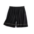 thumbnail image 1 of Defitshape Women's Cotton Pajamas Shorts Summer Pjs Short Lounge Mid Rise Soft Pocket Thin Elastic Waist Black 4-6, 1 of 1