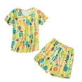 thumbnail image 1 of Defitshape Women's Cute Pajamas Cotton Pjs Soft Cartoon Short Summer Fall Drawstring Spring Lounge Pajama Set Style8 X-Large, 1 of 4