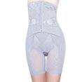 thumbnail image 1 of Defitshape Women's High Waisted Shapewear Shorts Firm Tummy Control Open Crotch Body Shaper Waist Cincher Girdle Butt Lifter Tummy Slimming Postpartum Thigh Slimmer Grey 14, 1 of 5