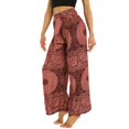 thumbnail image 1 of Defitshape Women's High Waisted Yoga Boho Pants Yoga Casual Pants Summer Boho Soft Long Travel Pleated Trousers Style1 Small-Large, 1 of 4