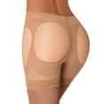thumbnail image 1 of Defitshape Women's Hip Dip Shapewear Seamless Butt Enhancer Hip Pad Body Shaper Panties Underwear Shorts Lace Padded Butt Lifter Underwear Nude Medium, 1 of 4