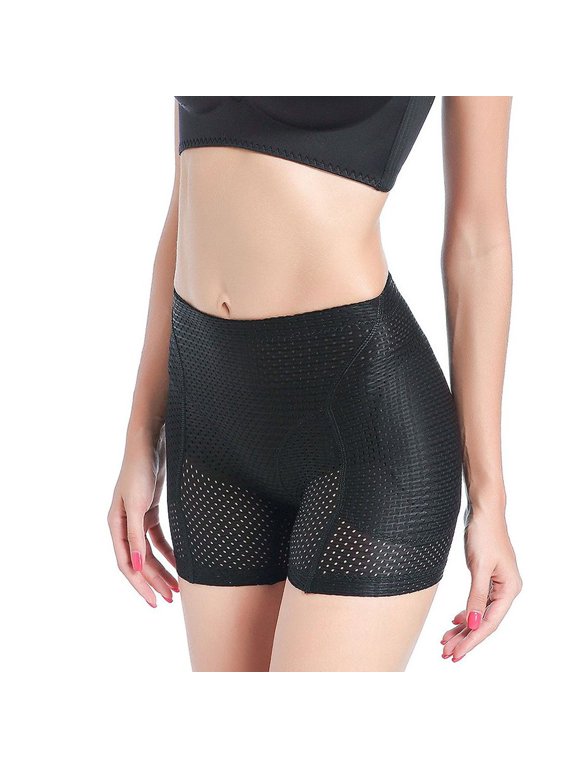 Women's Hip Pads Butt Lifting Padded Shapewear Shorts Mid Thigh Shapewear Wedding Hip Dip Prom Padding Butt Enhancing Body Shaper Black X-Small