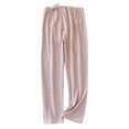 thumbnail image 1 of Defitshape Women's Maternity Pajama Pants Postpartum Pj Bottom Over Comfy The Belly Lounge High Waisted Elastic Waist Dark Pink Medium, 1 of 1