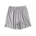 thumbnail image 1 of Defitshape Women's Soft Pajama Shorts Mid Rise Pjs Comfy Cool Lounge Loose Fit Spring Elastic Summer Elastic Waist Loungewear Sleeping Shorts Sleepwear Bottoms Grey XX-Small, 1 of 1